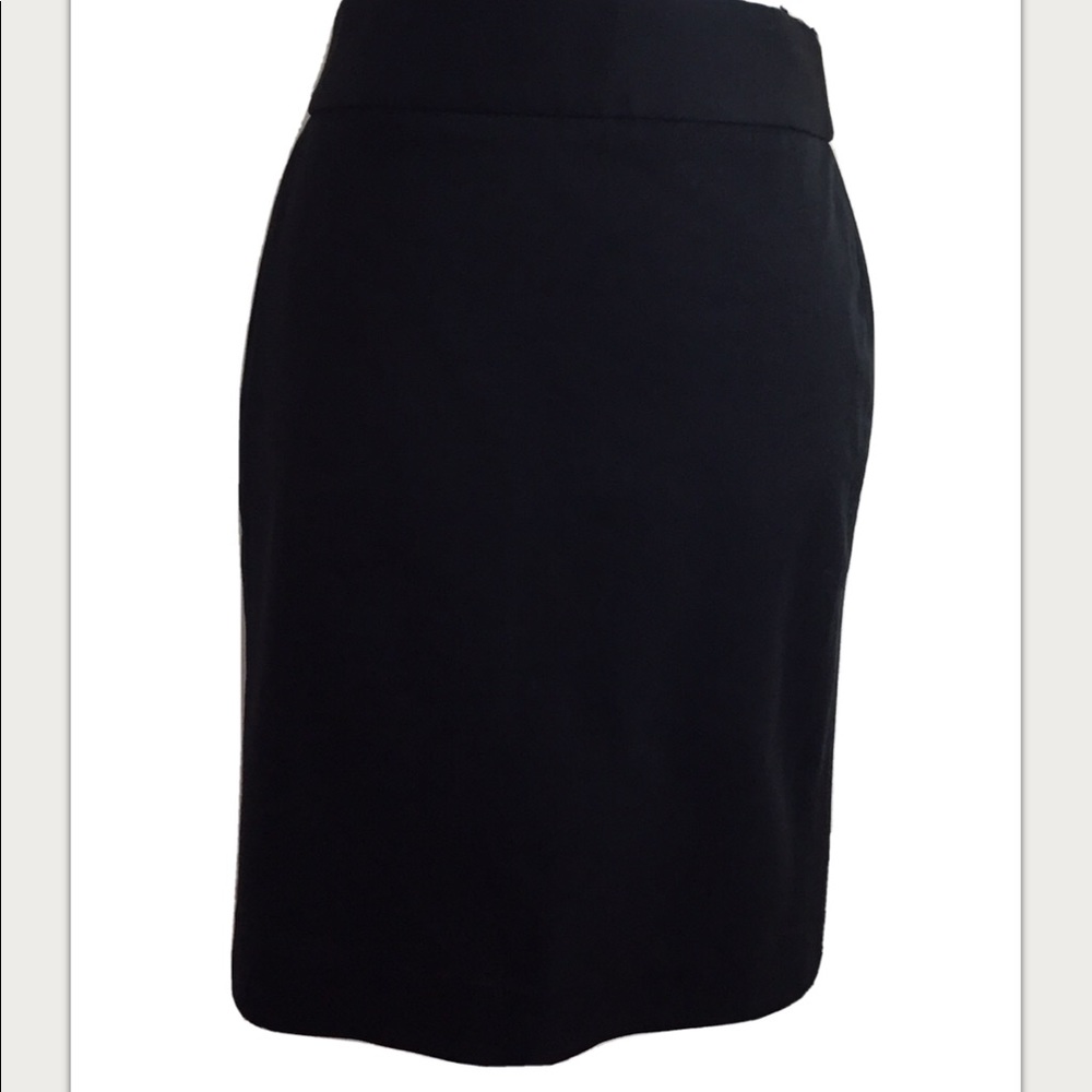 Banana Republic Black Career Pencil Skirt Sz 2